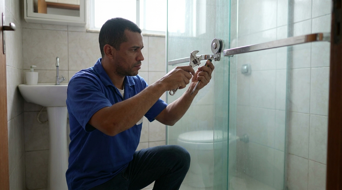 Manutenção e reparo de box de vidro perto de mim em São José do Rio Preto‑SP